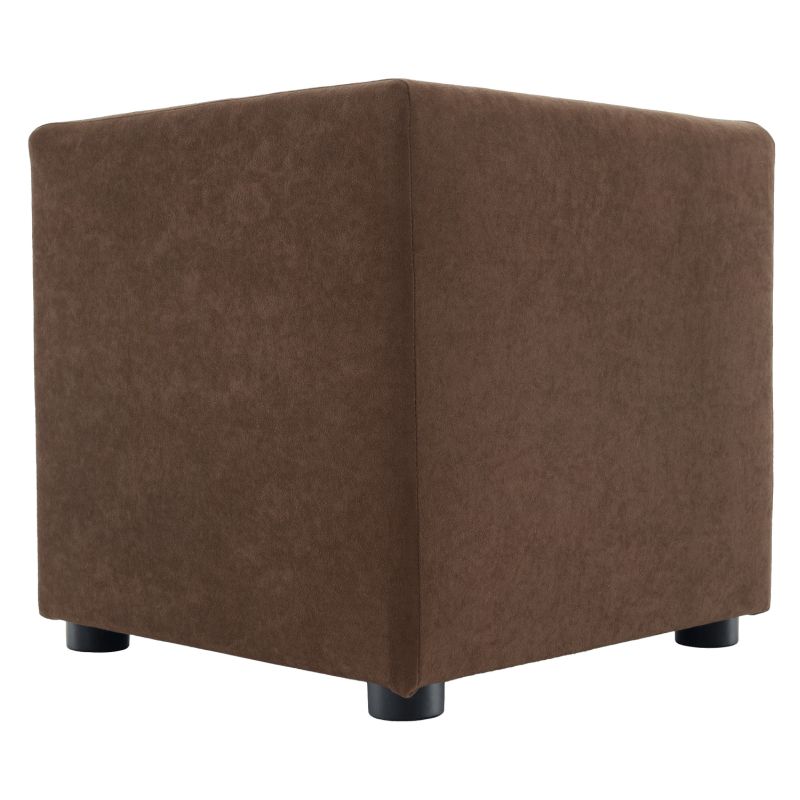 Praktický taburet, látka Alova hnedá