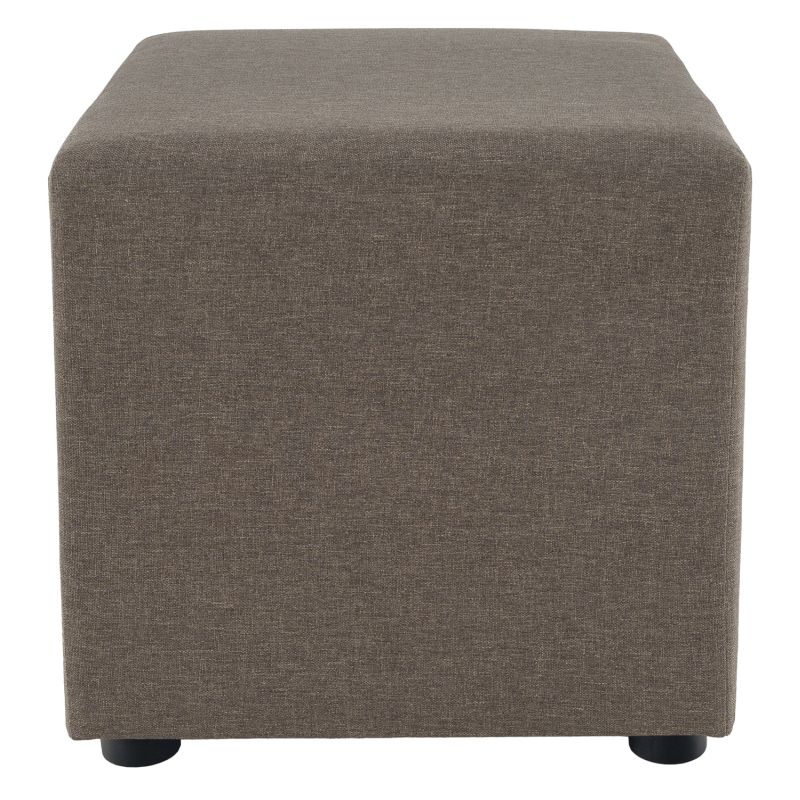 Praktický taburet, látka Savana hnedá