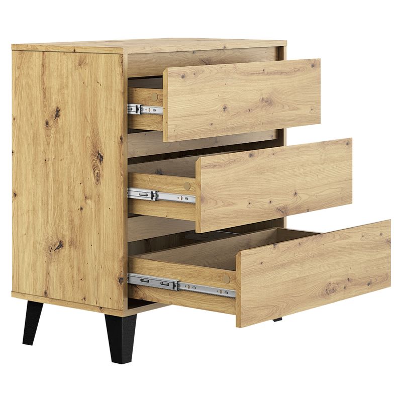 Komoda 3S70, 3x šuplík, dub artisan