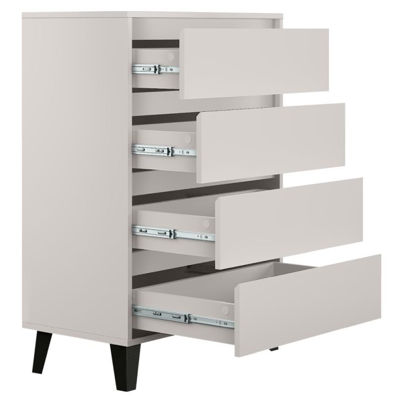 Komoda 4S70, 4x šuplík, kašmír