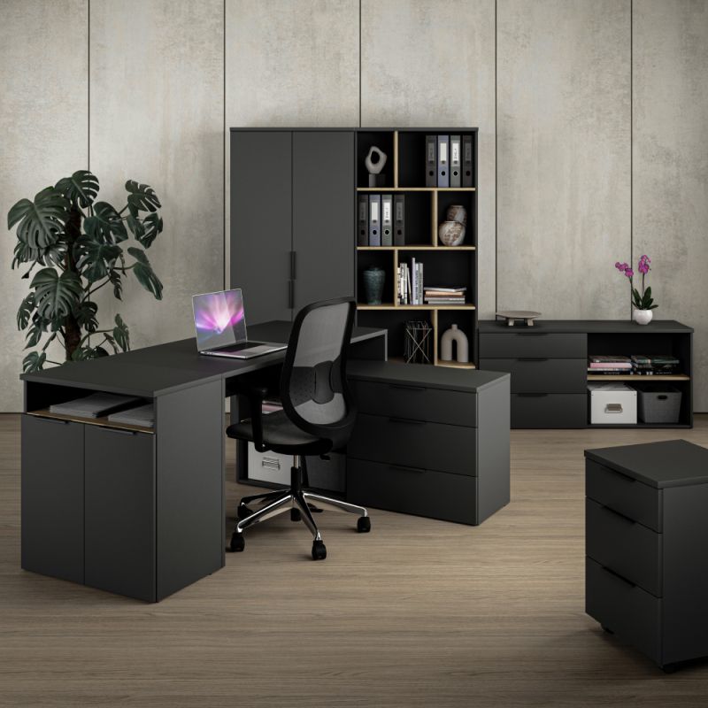 Kancelársky PC stôl ADP03, antracit