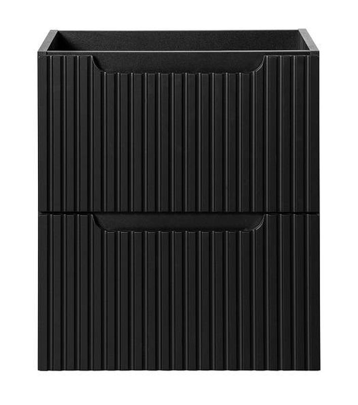 Skrinka do kúpeľne 82-50-2S, Čierna, 2x zásuvka