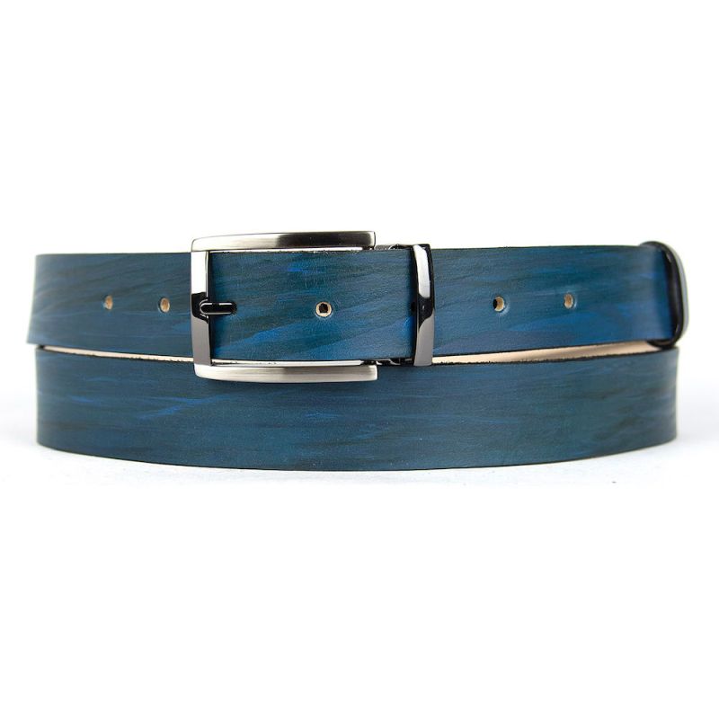 Ručne maľovaný kožený opasok, 163cm, Limitovaná edícia 15