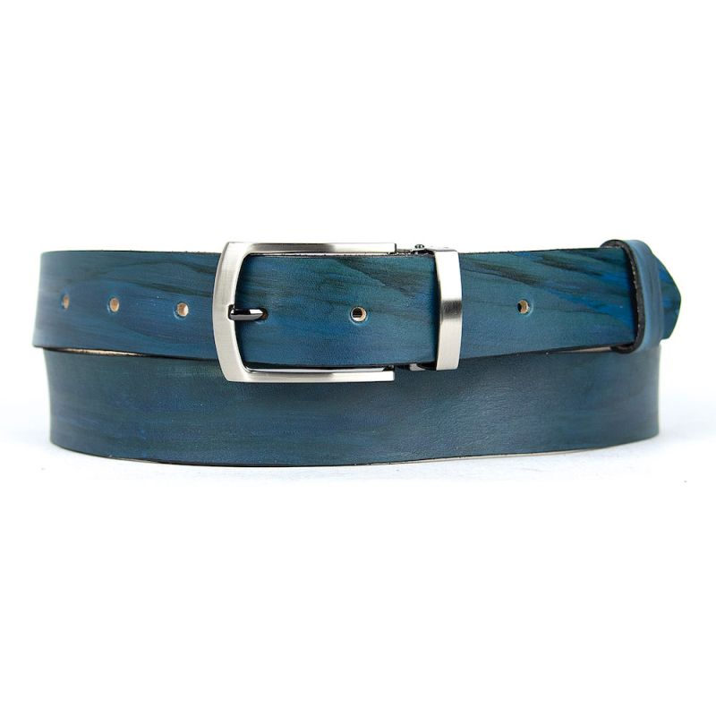 Ručne maľovaný kožený opasok, 153cm, Limitovaná edícia 09