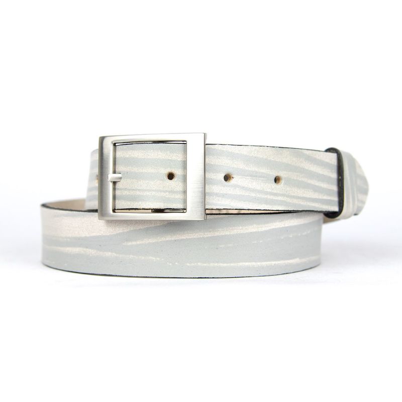 Ručne maľovaný kožený opasok, 112cm, Limitovaná edícia 02