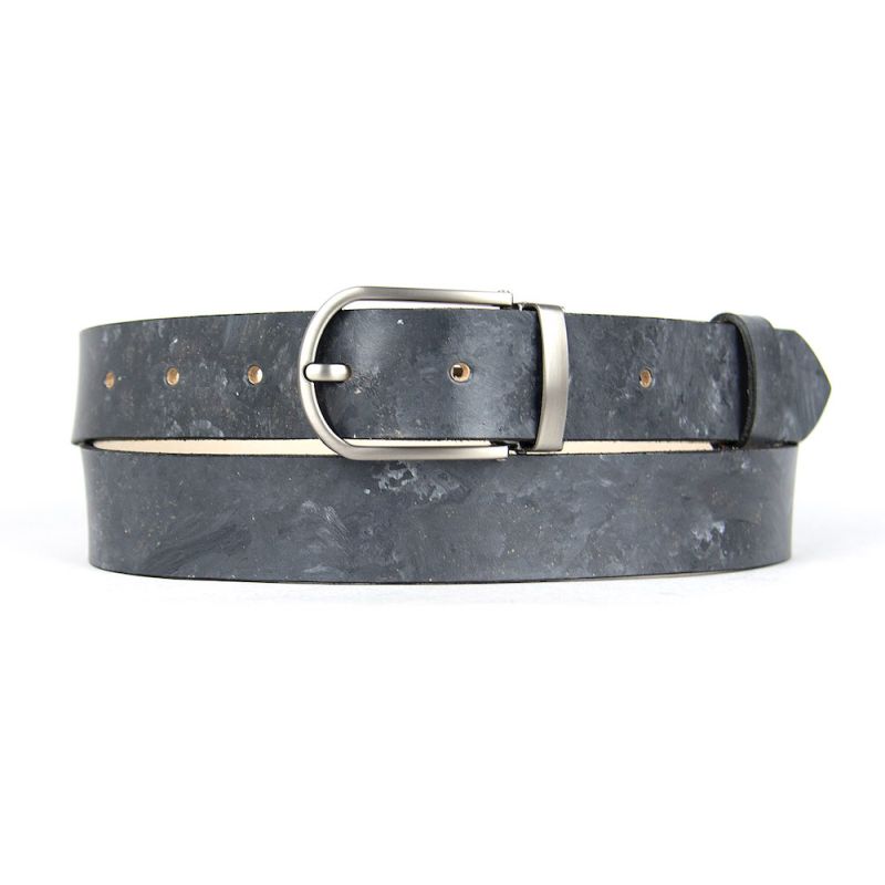 Ručne maľovaný kožený opasok, 134cm, Limitovaná edícia 04