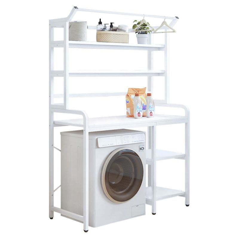 Praktický regál nad práčku, biely