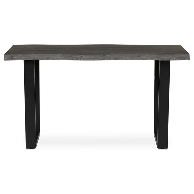 Stôl jedálenský 140x80, MDF doska dekor sivý dub, nohy v tvare U