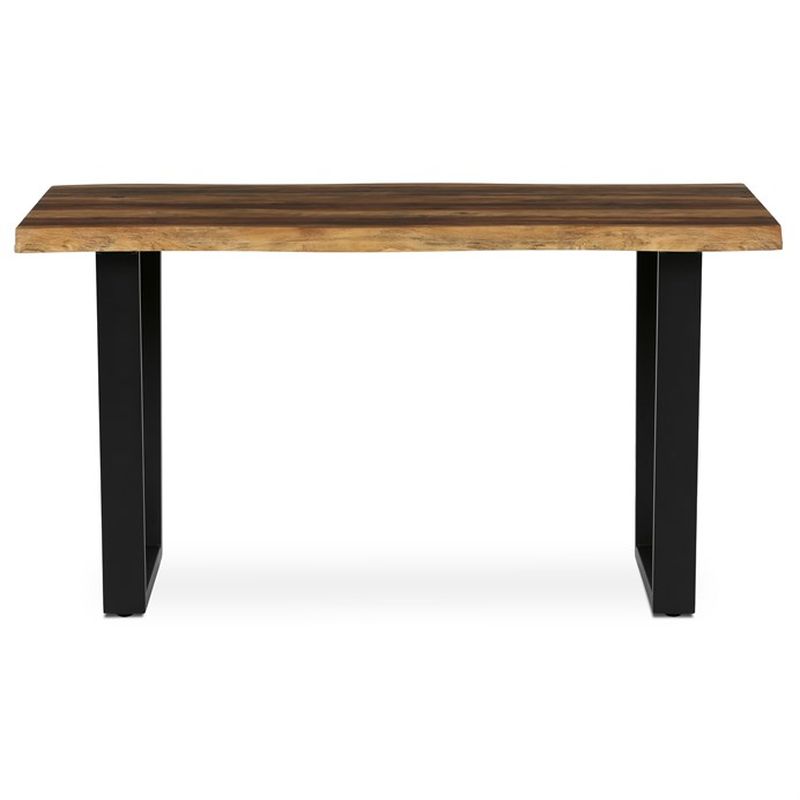 Stôl jedálenský 140x80, MDF doska dekor staré drevo, nohy v tvare U