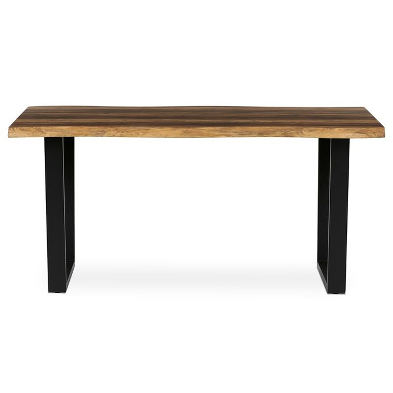 Stôl jedálenský 160x90, MDF doska dekor staré drevo, nohy v tvare U