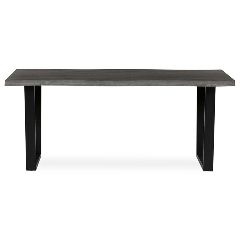 Stôl jedálenský 180x90, MDF doska dekor sivý dub, nohy v tvare U