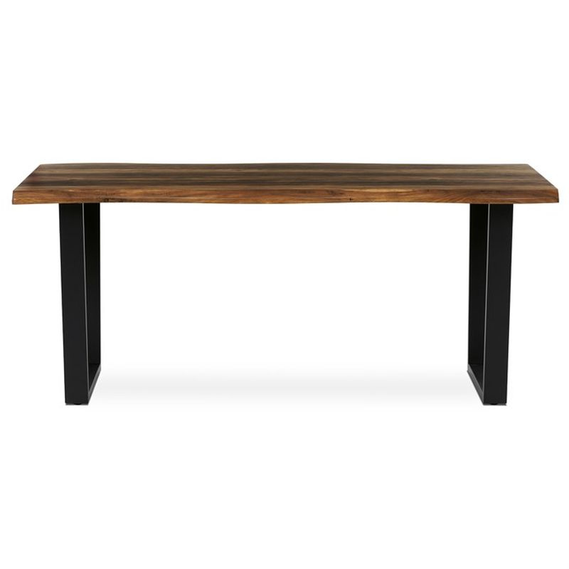 Stôl jedálenský 180x90, MDF doska dekor staré drevo, nohy v tvare U