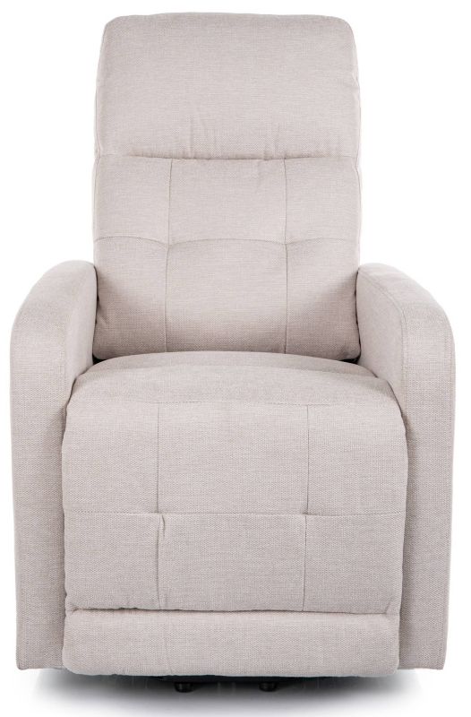 Elektrické elegantné polohovateľné kreslo, svetlobéžová brego 22