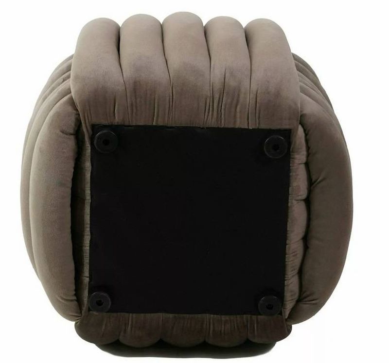 Taburetka so zaujímavým prepletaním, tmavobéžová tap. 251