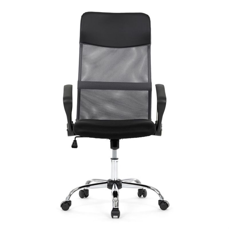 Jednoduchá kancelárska stolička sivej farby