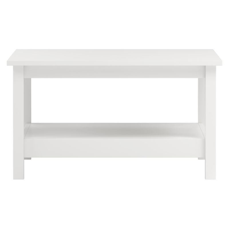 Jednoduchý konferenčný stolík, biely