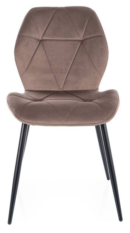 Ergonomická stolička do kuchyne, čierna-cappuccino bluvel 38