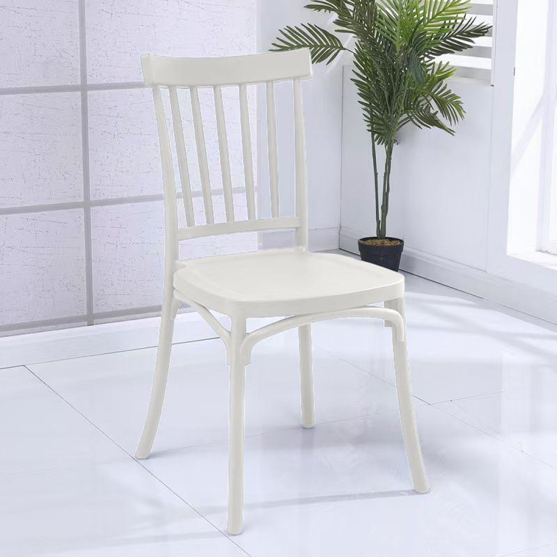 Stohovateľná stolička z plastu, sivohnedá Taupe