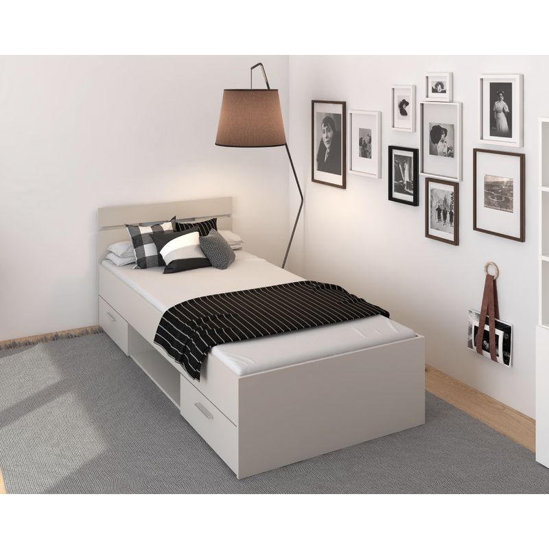 Elegantná posteľ s nádychom šarmu 90, cashmere