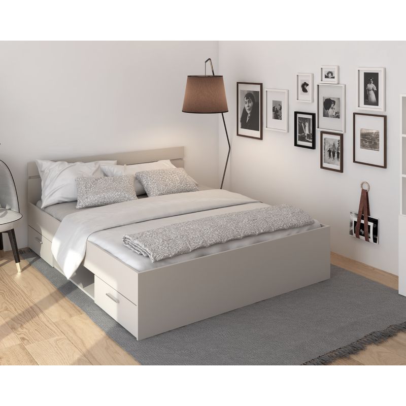 Elegantná posteľ s nádychom šarmu 160, cashmere