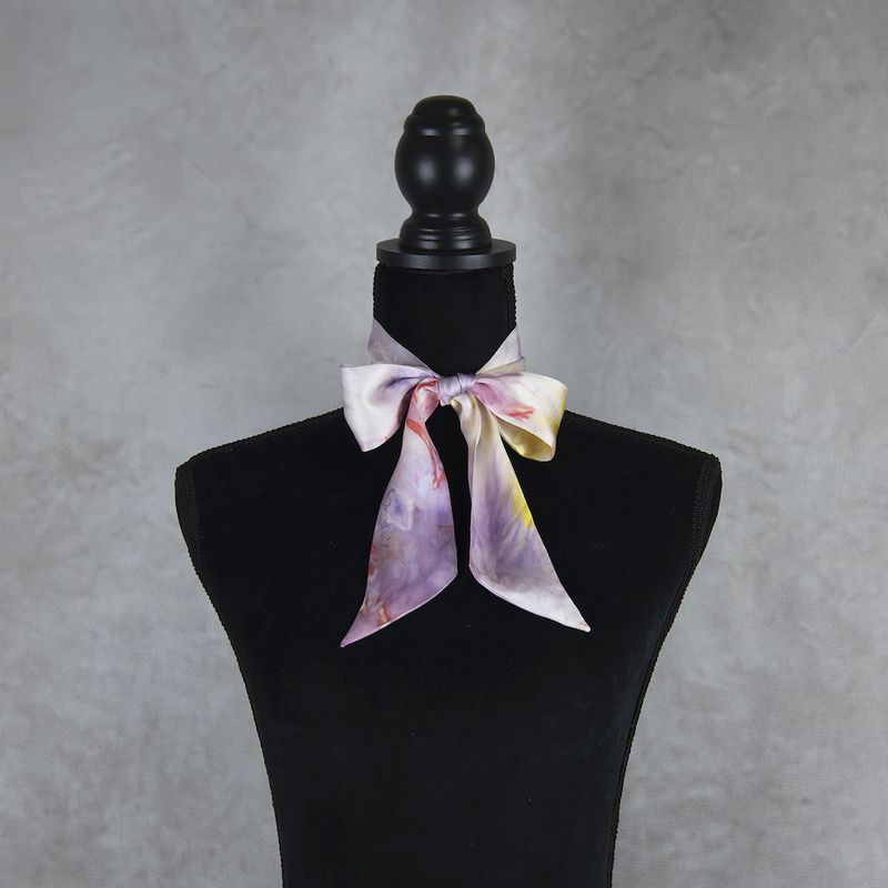 Hodvábna šatka Twilly LIMITED_041 – Ručne vyrábaná