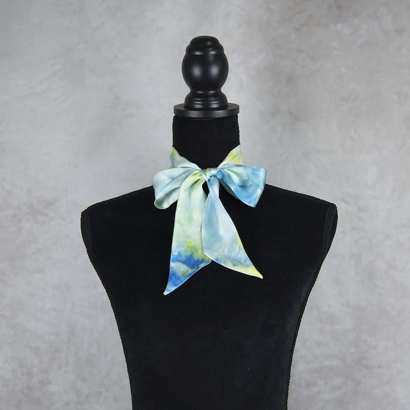 Hodvábna šatka Twilly LIMITED_021 – Ručne vyrábaná