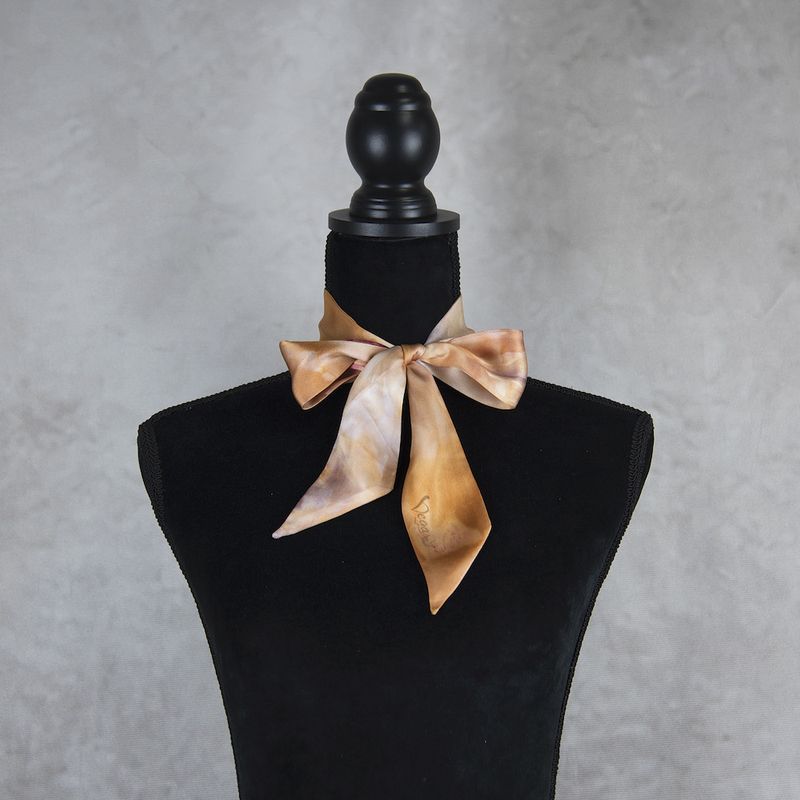 Hodvábna šatka Twilly LIMITED_016 – Ručne vyrábaná