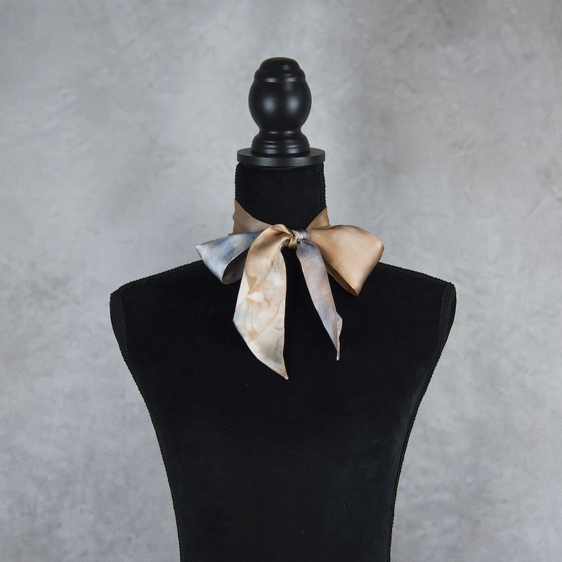 Hodvábna šatka Twilly LIMITED_014 – Ručne vyrábaná