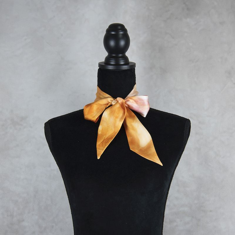 Hodvábna šatka Twilly LIMITED_011 – Ručne vyrábaná