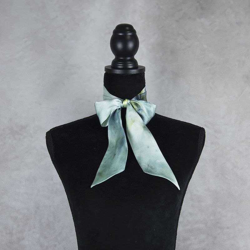 Hodvábna šatka Twilly LIMITED_006 – Ručne vyrábaná