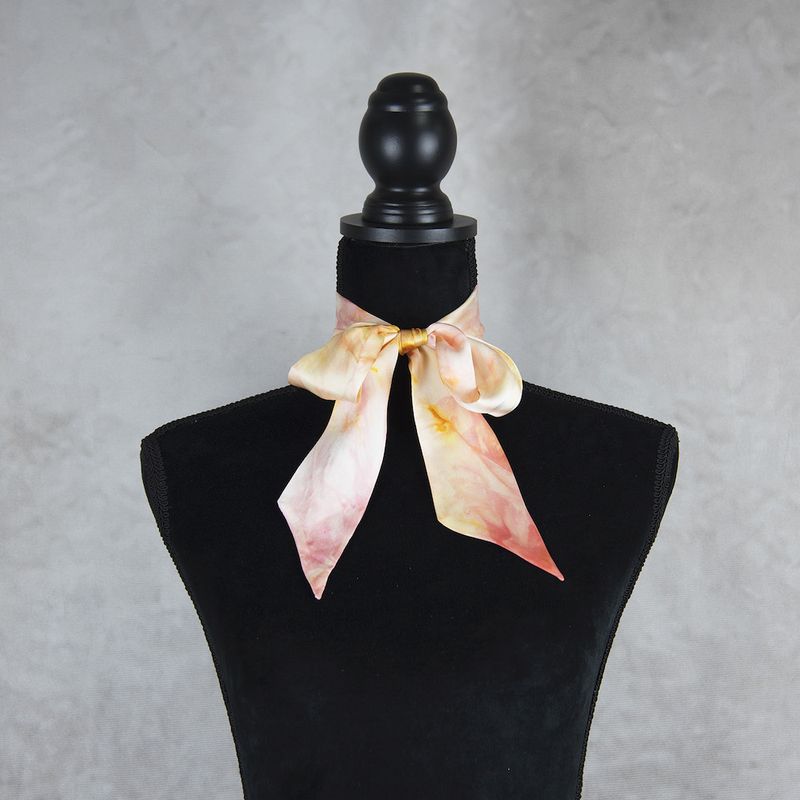 Hodvábna šatka Twilly LIMITED_005 – Ručne vyrábaná