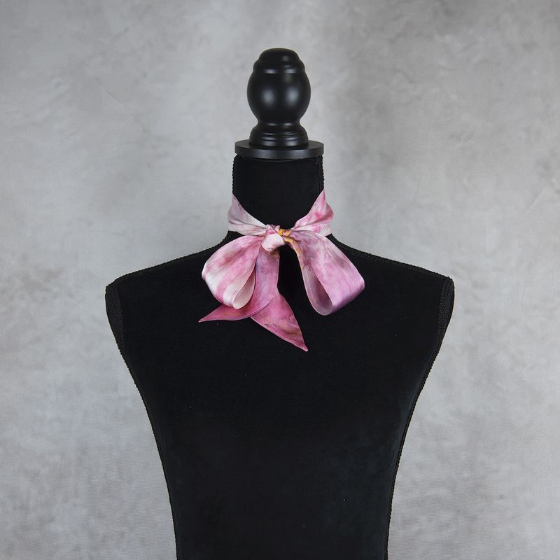 Hodvábna šatka Twilly LIMITED_003 – Ručne vyrábaná