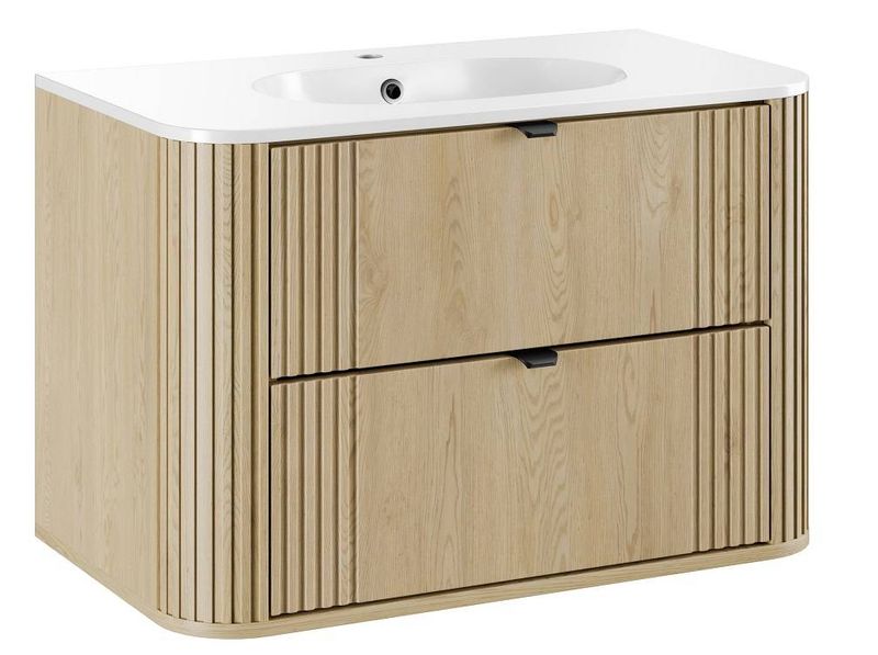 Skrinka do kúpeľne 82-80-46-2S, Dub cremona, 2x zásuvka