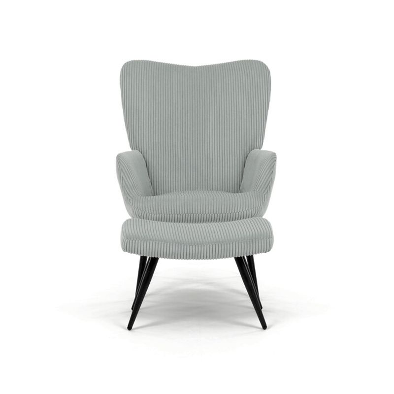 Relaxačné kreslo s podnožkou – modrý menčester