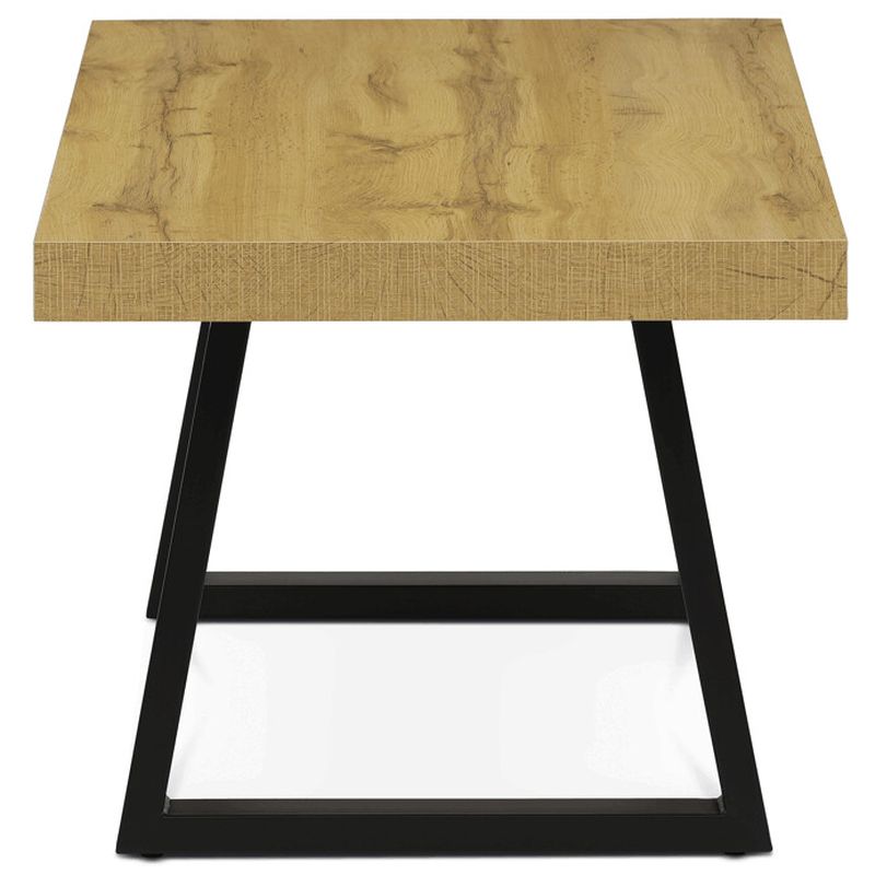 Konferenčný stolík MDF doska, dekor dub-čierna