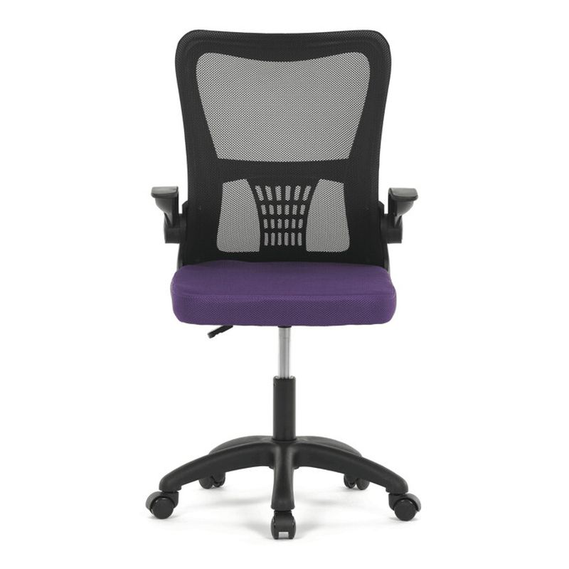  Kancelárska stolička, fialová sieťovina a čierny plast