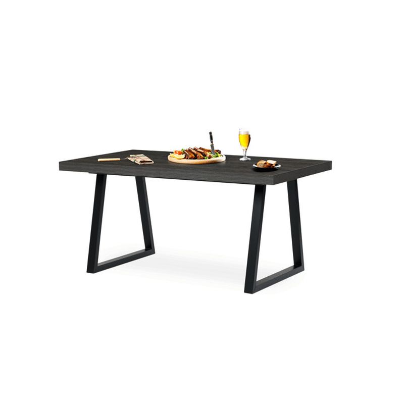 Jedálenský stôl rozkladací, 160-240 cm, sivý dub