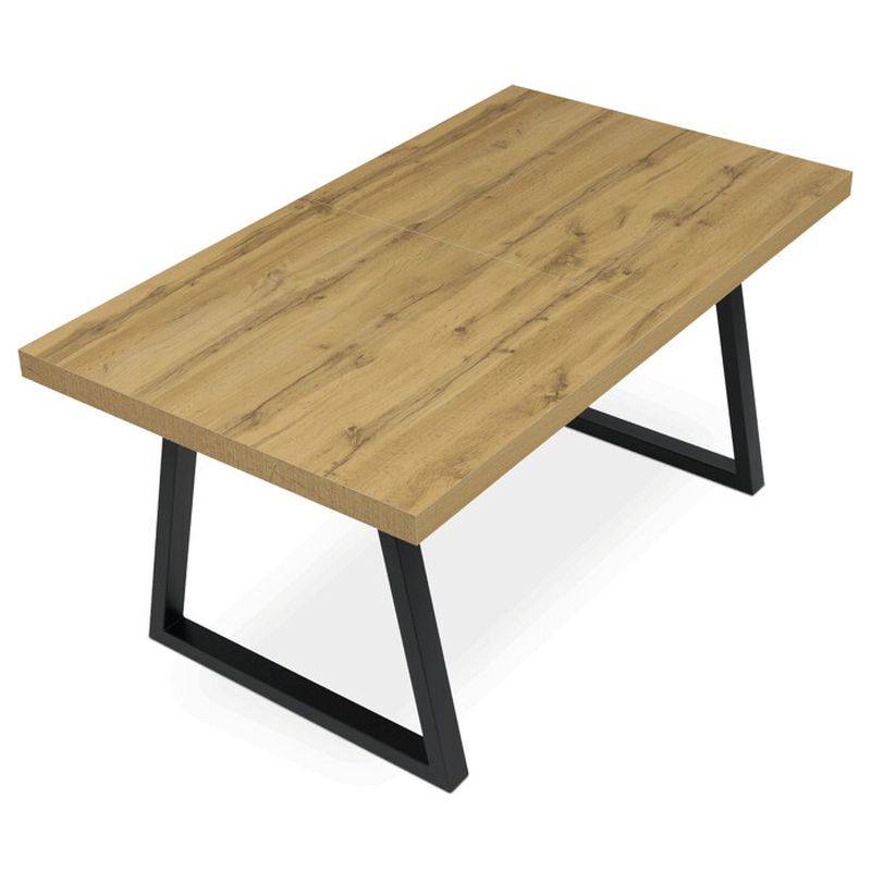 Jedálenský stôl rozkladací, 160-240 cm, dub