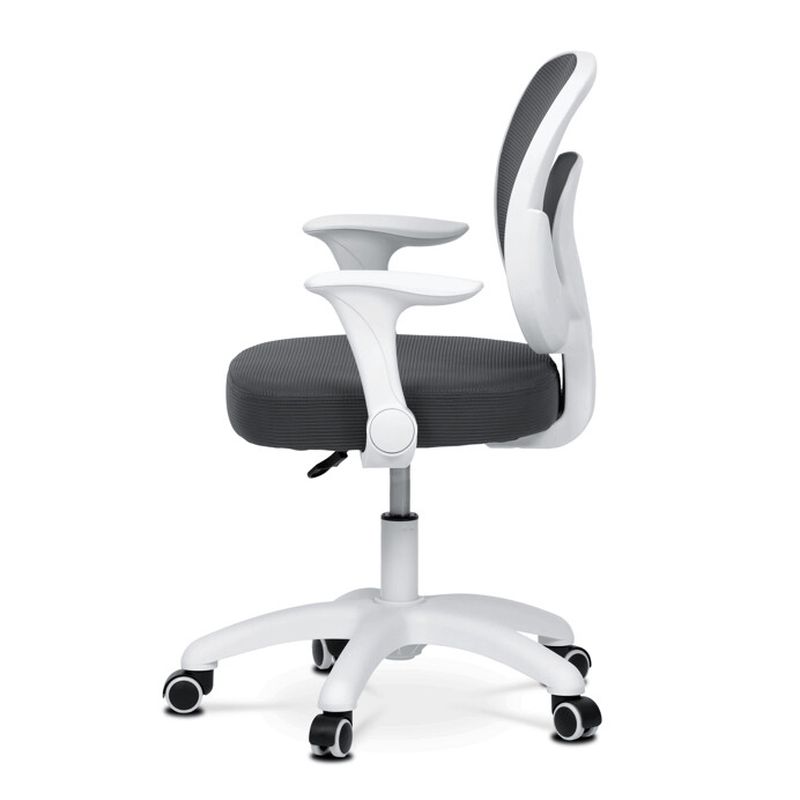 Detská stolička, výškovo nastaviteľná, sivá sieťovina