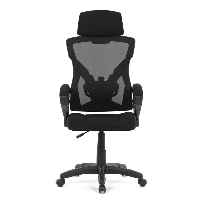 Kancelárska stolička s polohovacím operadlom, čierna látka