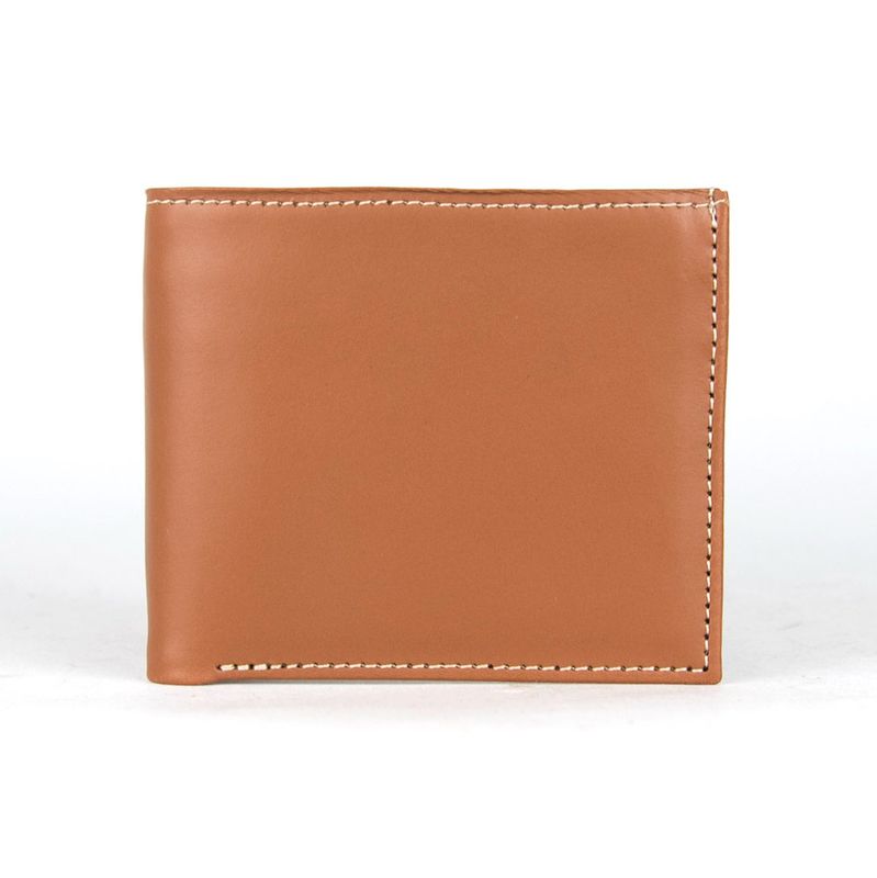 Pánska jednoduchá peňaženka z pravej kože 8762, svetlo hnedá