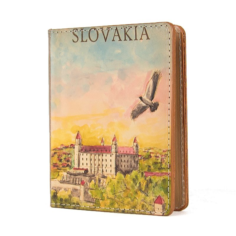 Ručne tvarovaný, vyklepávaný kožený zápisník – Bratislavský Hrad 4