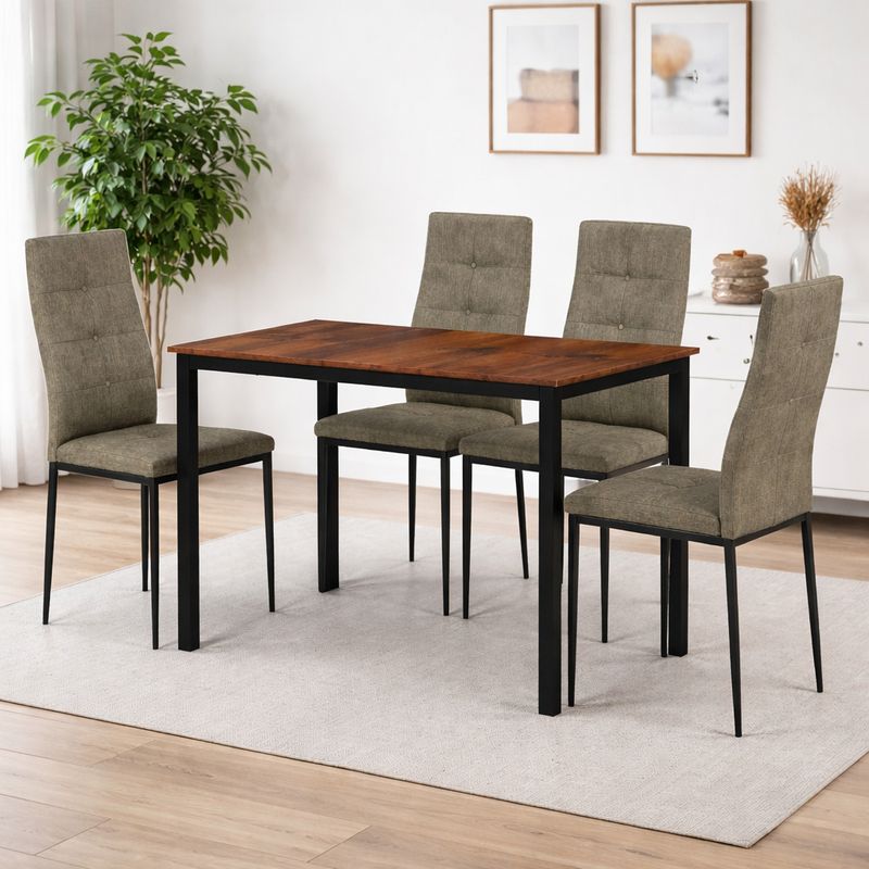 Moderný jedálenský set AUTRON v dekore staré drevo