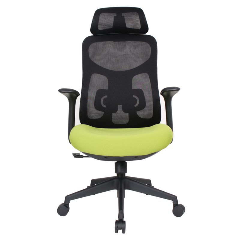 Pohodlné kancelárske kreslo, zelená-čierna, sieťovina