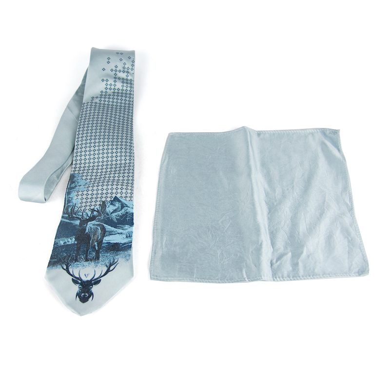 Hodvábna kravata, Tyrkysový Jeleň, Slovenská výroba