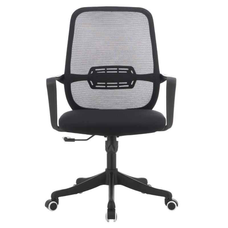 Kancelárske kreslo, čierna látka, sieťovina