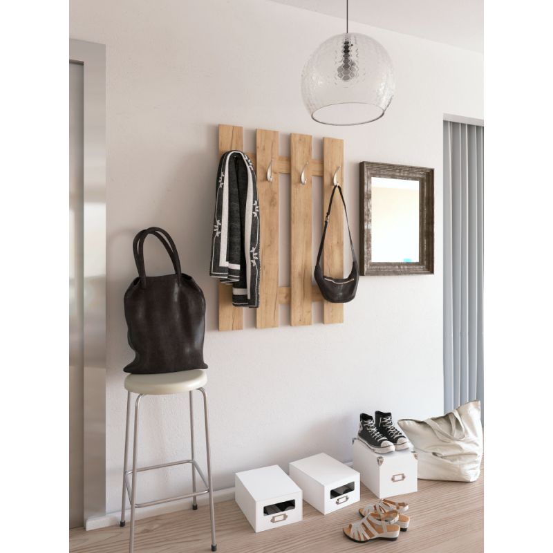 Vešiaková stena KV11, dub artisan, do predsiene