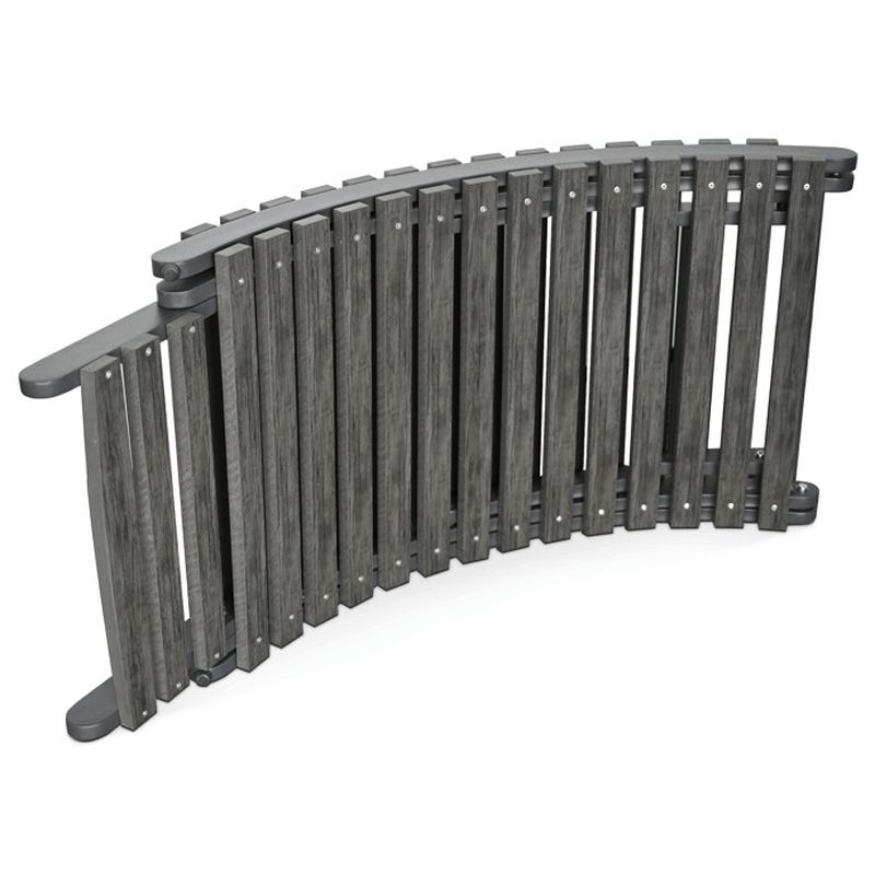 Záhradné ležadlo, hliníkové, sivé, látka, skladacie