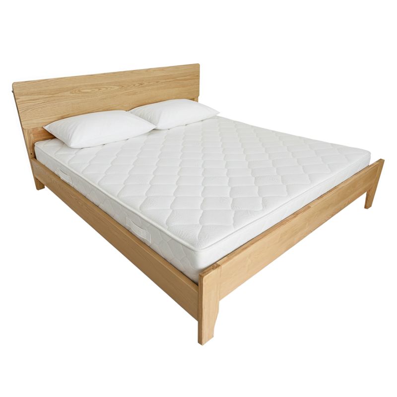 Manželská posteľ 180 z masívu, v prírodnom prevedení s roštom