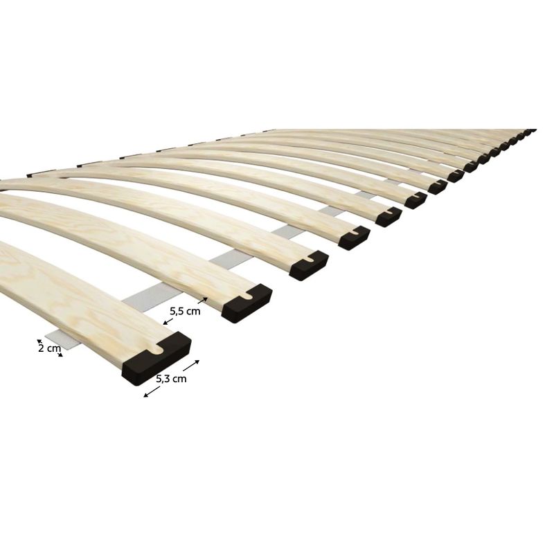 Rolovaný lamelový rošt 90x200